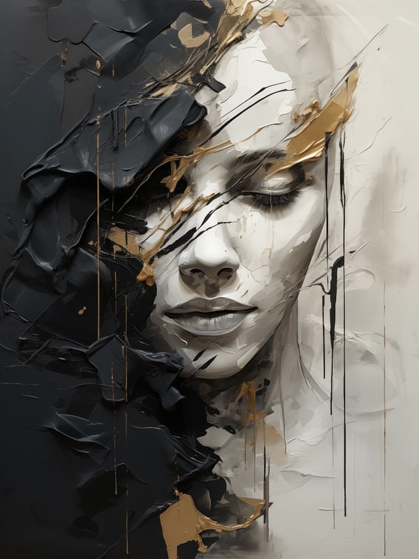 ABSTRACT FACE - 25A BY AI