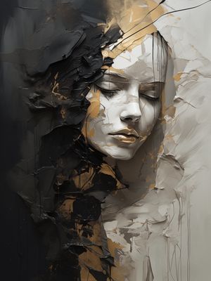 ABSTRACT FACE - 26A BY AI