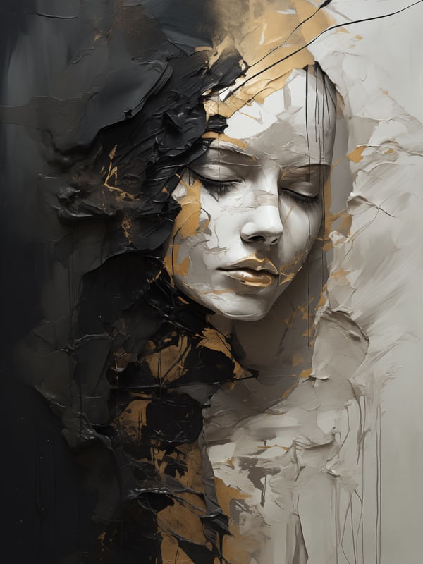 ABSTRACT FACE - 26A BY AI