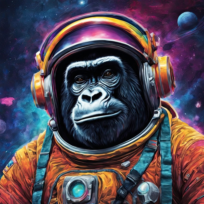 GORILA ESPACIAL BY AI