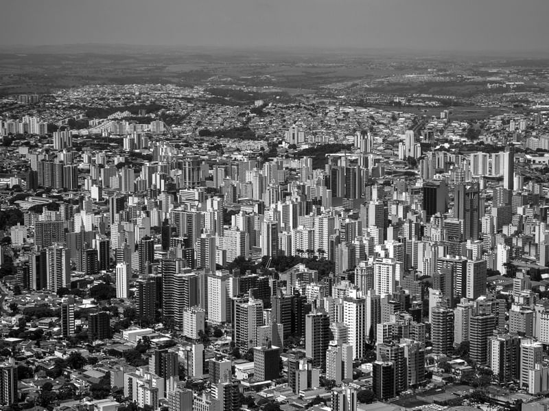 VISTA AÉREA O RITMO DA URBANIZAÇÃO