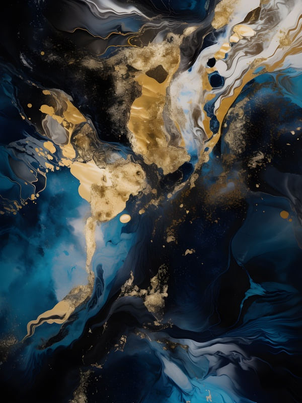 ABSTRACT MARBLE GOLD - 20A BY AI