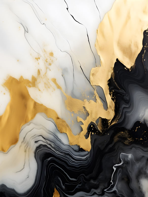 ABSTRACT MARBLE GOLD - 23A BY AI