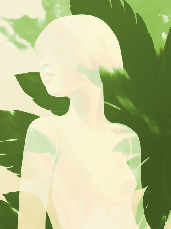 SILHUETA E MONSTERA BY AI 02