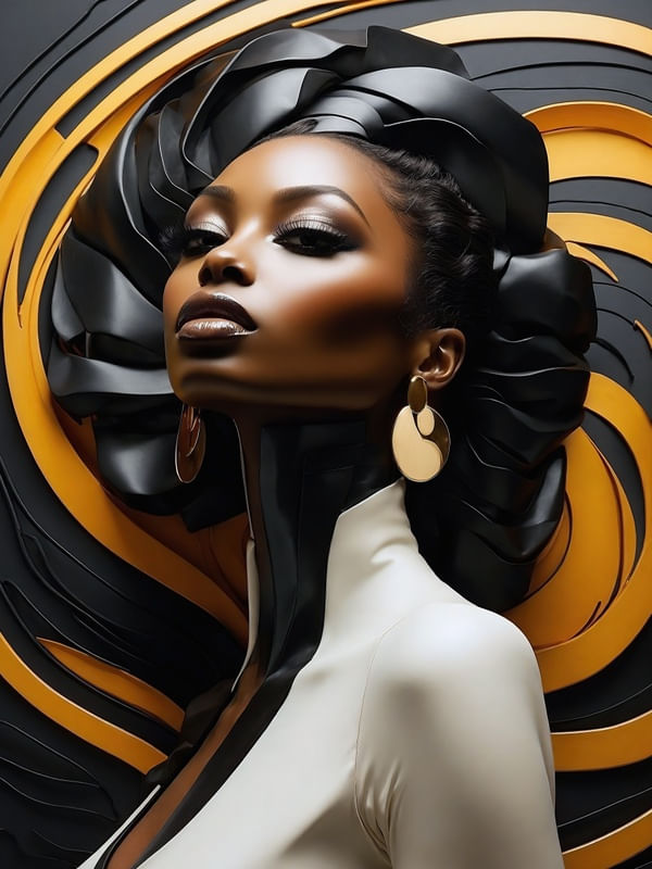 BELEZA AFRO II CONTORNOS DE NIEMEYER BY AI