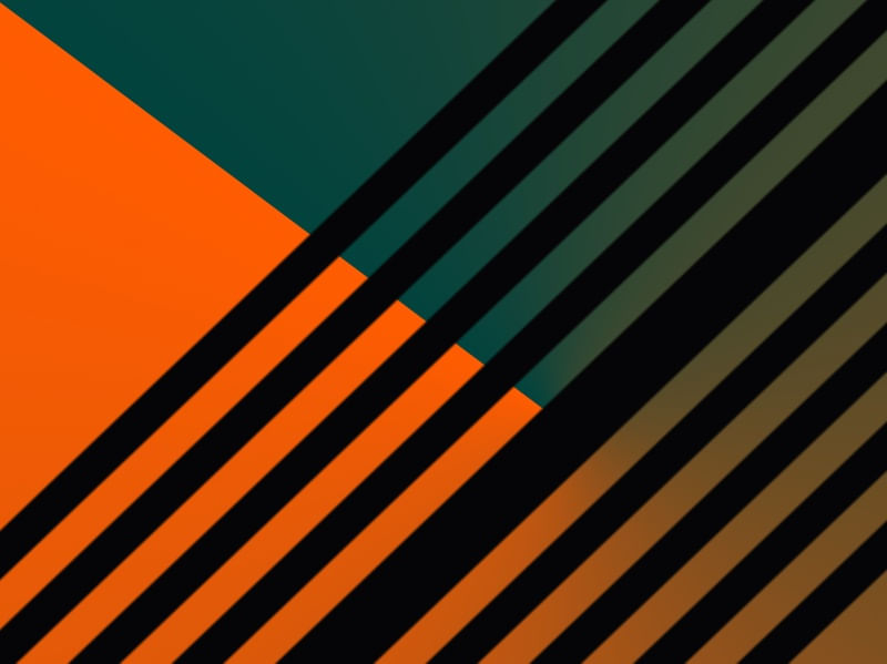 ESCALAS ABSTRATAS SÉRIE CORES TONS DE LARANJA VERDE PRETO OP 29