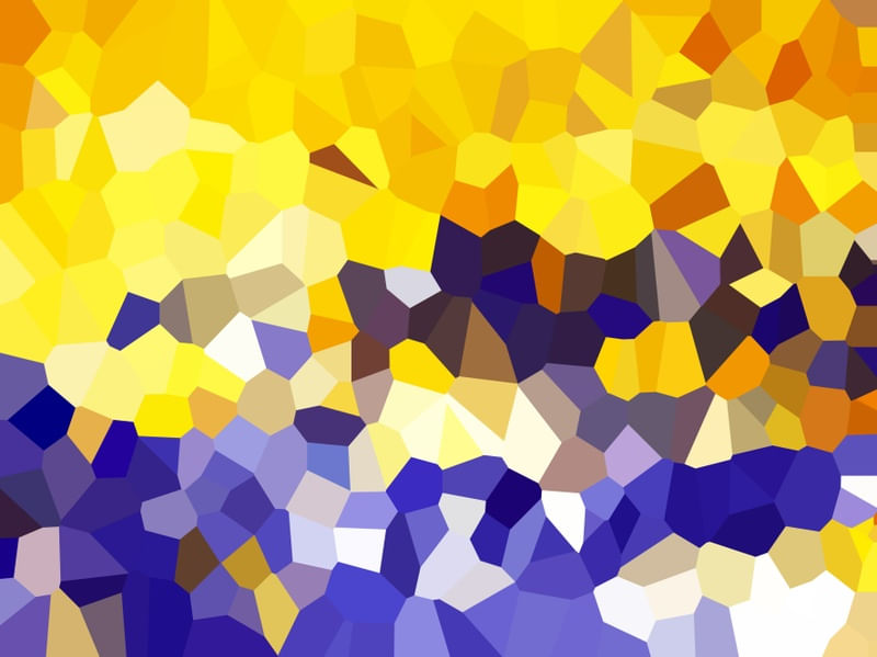 MOSAICO MODERNO ABSTRATO SÉRIE CORES TONS AMARELO LILÁS OP 28