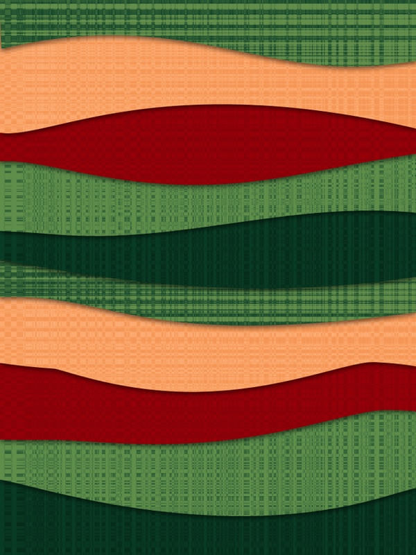 ABSTRATO CAMADAS E CORES SÉRIE TONS VERDE VERMELHO OP 28