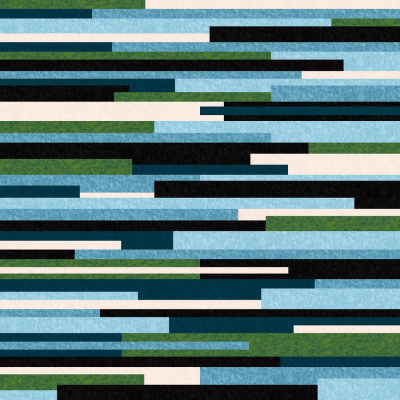 SÉRIE CORES E LISTRAS TONS AZUL VERDE PRETO OP 04