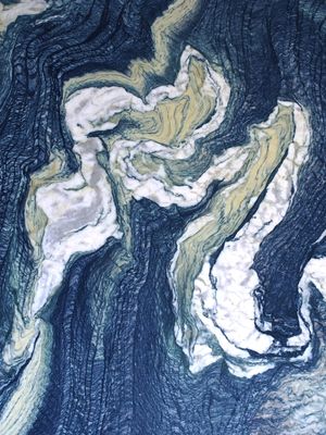 ABSTRACT MARBLE BLUE I