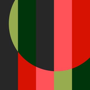CÍRCULO GRADIENT SÉRIE TONS DE VERDE E VERMELHO OP 31