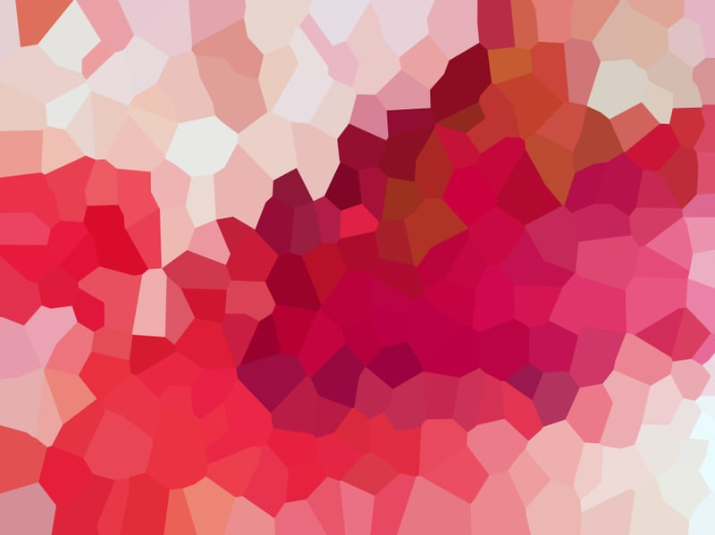 MOSAICO MODERNO ABSTRATO SÉRIE CORES TONS ROSA VERMELHO OP 29