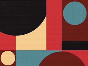 GEOMÉTRICO TEXTURA ABSTRATO ARTE SÉRIE TONS AZUL ROSA MARROM OP 19
