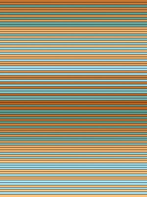 ARTE LISTRAS E CORES SÉRIE TONS VERDE TURQUESA LARANJA CORAL OP 30