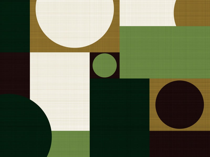 GEOMÉTRICO TEXTURA ABSTRATO ARTE SÉRIE TONS VERDE BRANCO MARROM OP 20