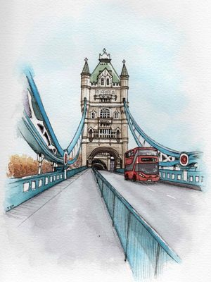 THE TOWER BRIDGE LONDON