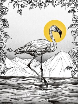 COLEÇÃO AMÉRICA DO SUL - FLAMINGO-CHILENO