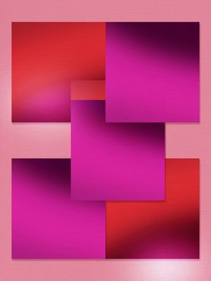 COLORFUL MISTY GRADIENT 11 - MAGENTA SQUARES