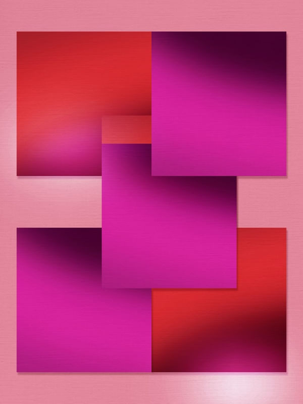 COLORFUL MISTY GRADIENT 11 - MAGENTA SQUARES