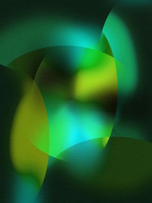 COLORFUL MISTY GRADIENT 16 - EMERALD GRADIENT ART DESIGN