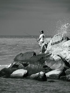 PESCANDO NO FIM DE TARDE