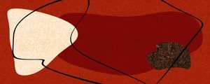DETALHES E CONTORNOS MINIMALISTAS SÉRIE COR TONS VERMELHO MARROM OP 05