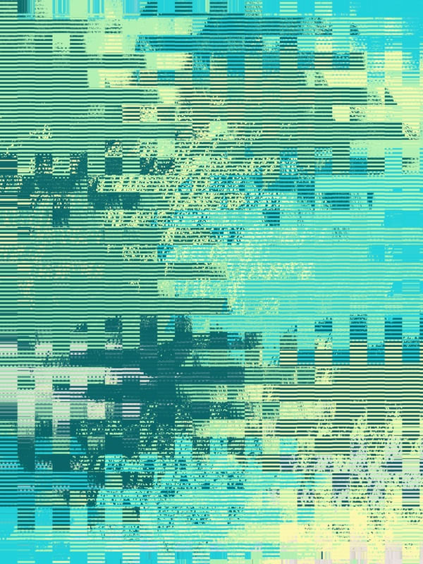 ESCALAS ABSTRATAS SÉRIE CORES TONS DE VERDE TURQUESA AZUL OP 34