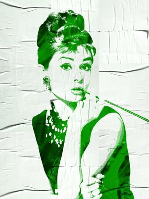 AUDREY HEPBURN POP ART PORTRAIT 2