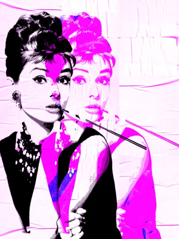 AUDREY HEPBURN POP ART PORTRAIT 3