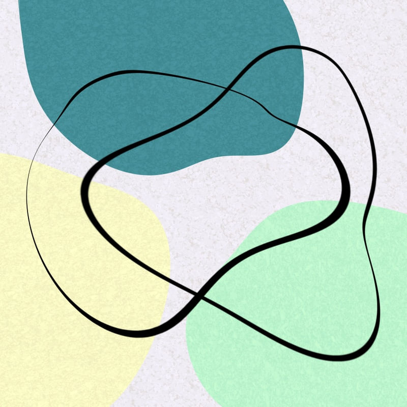 ARTE CONTORNOS MINIMALISTAS SÉRIE CORES TONS VERDE TURQUESA AMARELO OP 28
