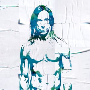IGGY POP PORTRAIT 3 QUADRADO
