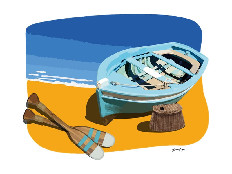 BARQUINHO DE PESCADOR - COLEÇÃO PRAIA