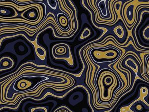 ONDAS AZUL E AMARELO II - PAISAGEM