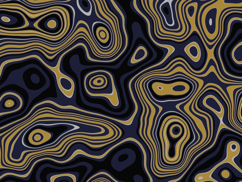 ONDAS AZUL E AMARELO II - PAISAGEM