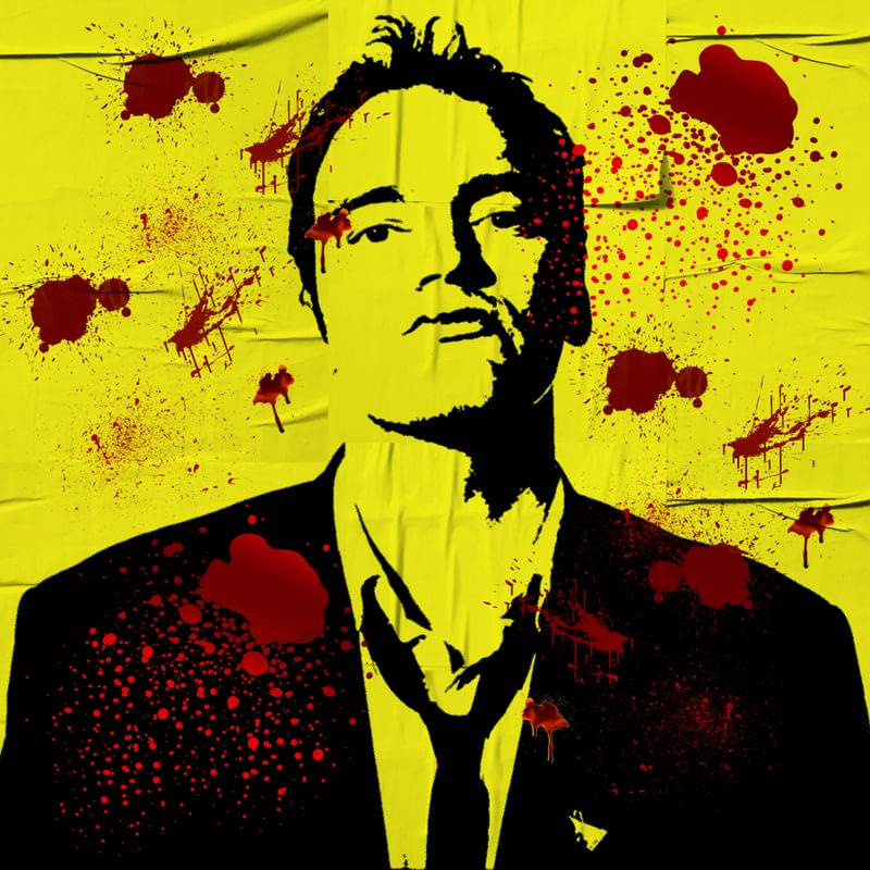 QUENTIN TARANTINO POP ART PORTRAIT 2