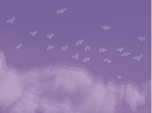 PASSAROS E NUVENS
