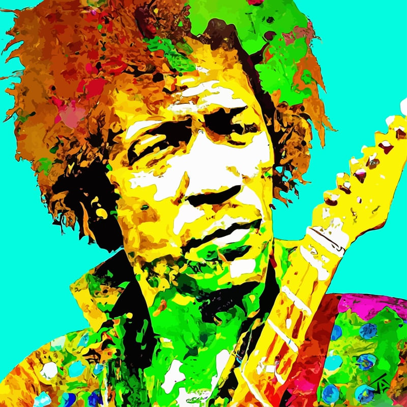 JIMMY HENDRIX POP ART