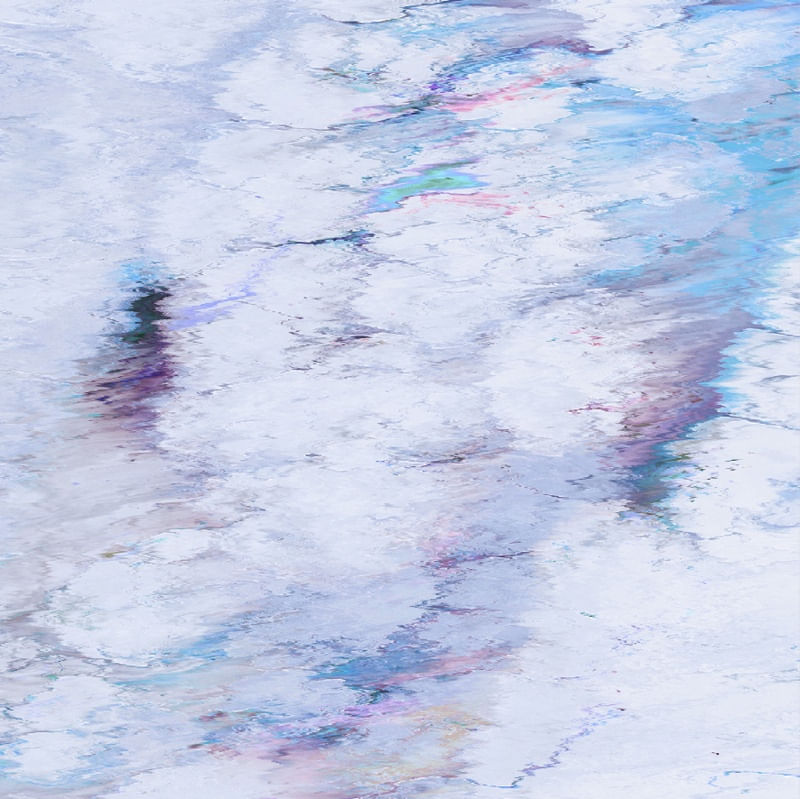 ABSTRACT MARBLE BLUE SQUARE