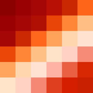 QUADRICULADO DEGRADÊ ABSTRATO ARTE CORES TONS VERMELHO E LARANJA OP 11