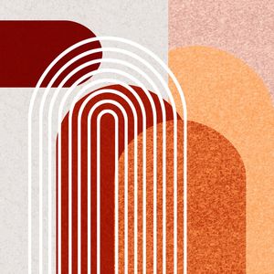 TEXTURA ABSTRATO DE VOLTAS CORES TONS AMARELO VERMELHO OP 01