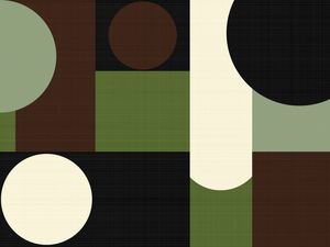 GEOMÉTRICO TEXTURA ABSTRATO ARTE SÉRIE TONS VERDE MARROM BRANCO OP 23