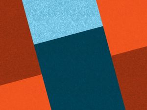 TEXTURA GEOMETRICA DIAGONAL ABSTRATO SERIE TONS LARANJA AZUL OP 01