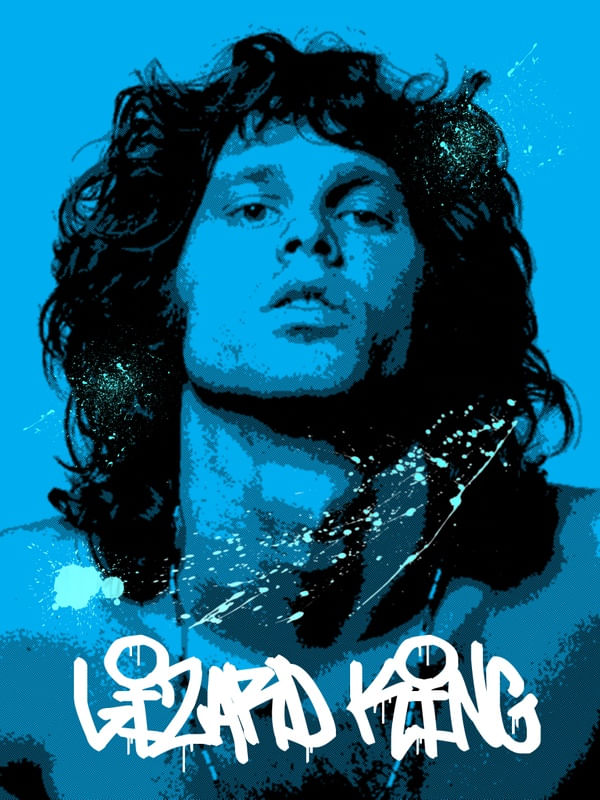 JIM MORRISON POP ART PORTRAIT 3