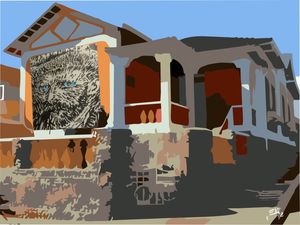 UM GRAFITE DE VAN GOGH