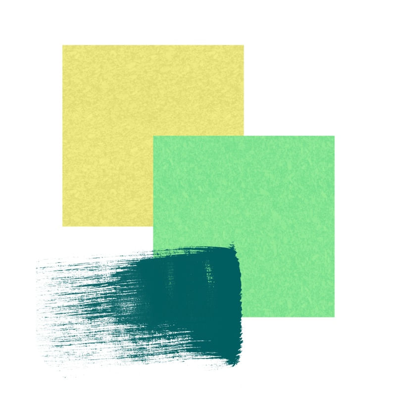 QUADRADOS MINIMALISTAS E TEXTURAS SÉRIE CORES TONS VERDE TURQUESA AZUL OP 18