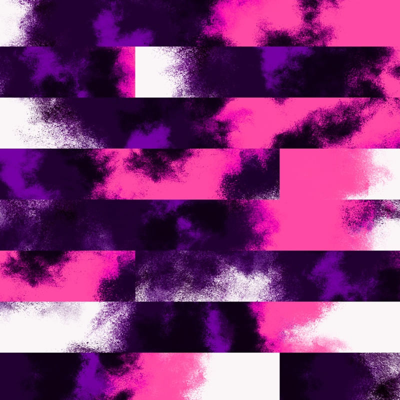 ABSTRATO CORES EM CONSTRUÇÃO SÉRIE TONS DE ROSA ROXO OP 15