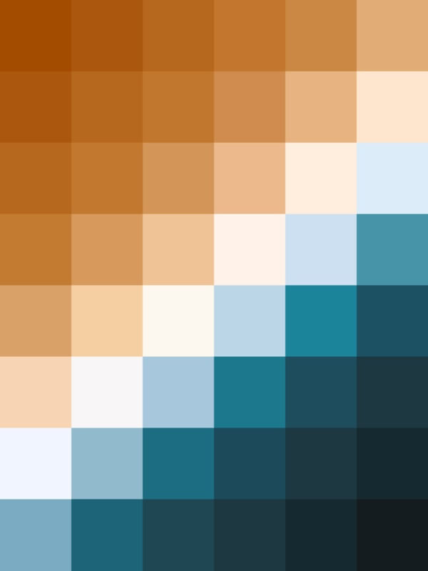 QUADRICULADO DEGRADÊ ABSTRATO ARTE CORES TONS AZUL E MARROM OP 12