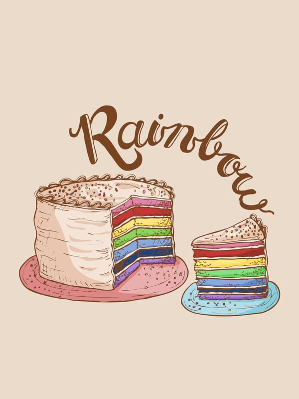 RAINBOW CAKE
