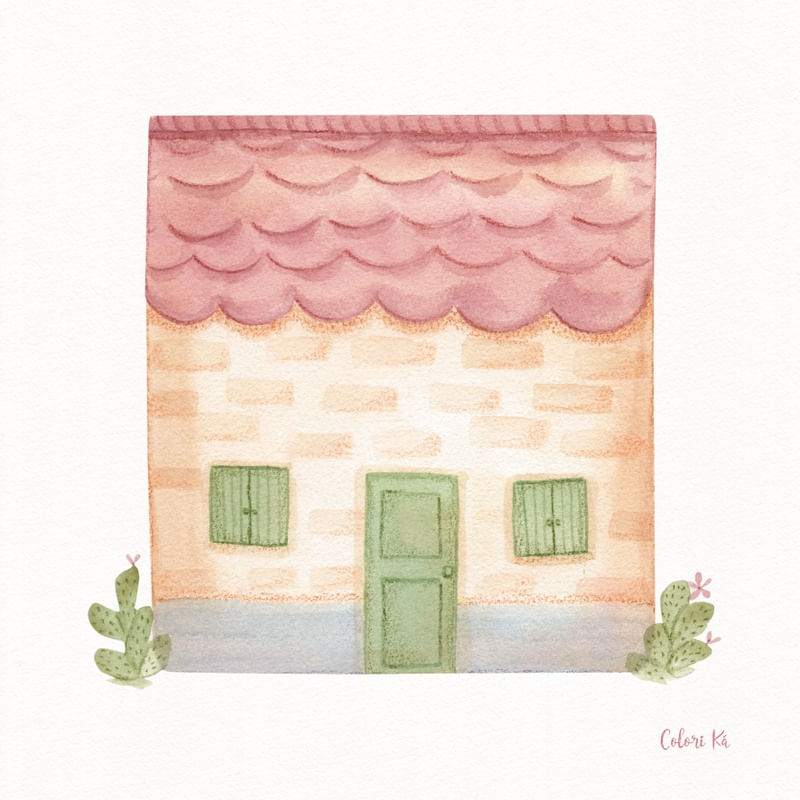 CASINHA AQUARELA