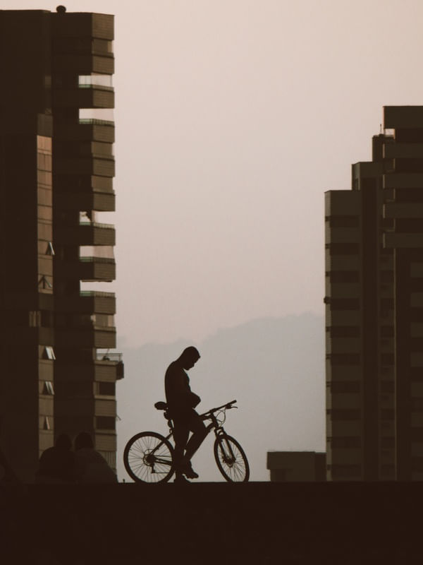 SILHUETA DE BIKE